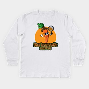 The inspector carrot Kids Long Sleeve T-Shirt